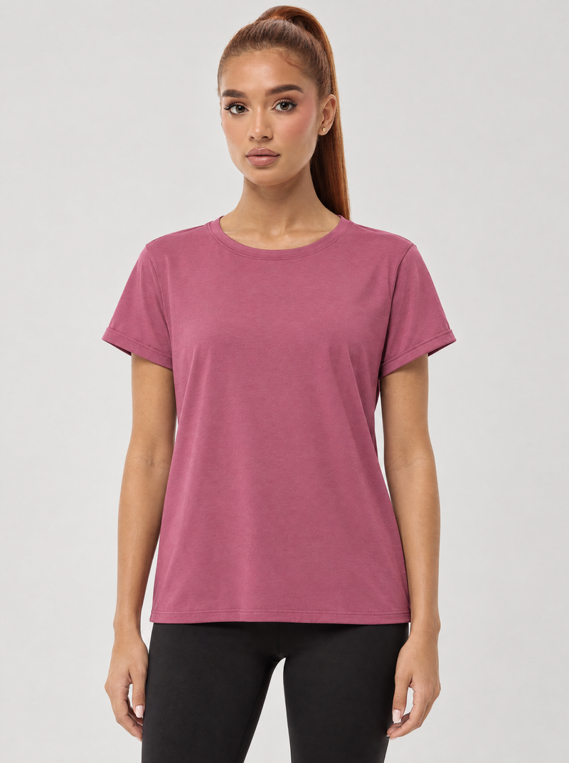 Camiseta DryFit Basica Rosa Claro