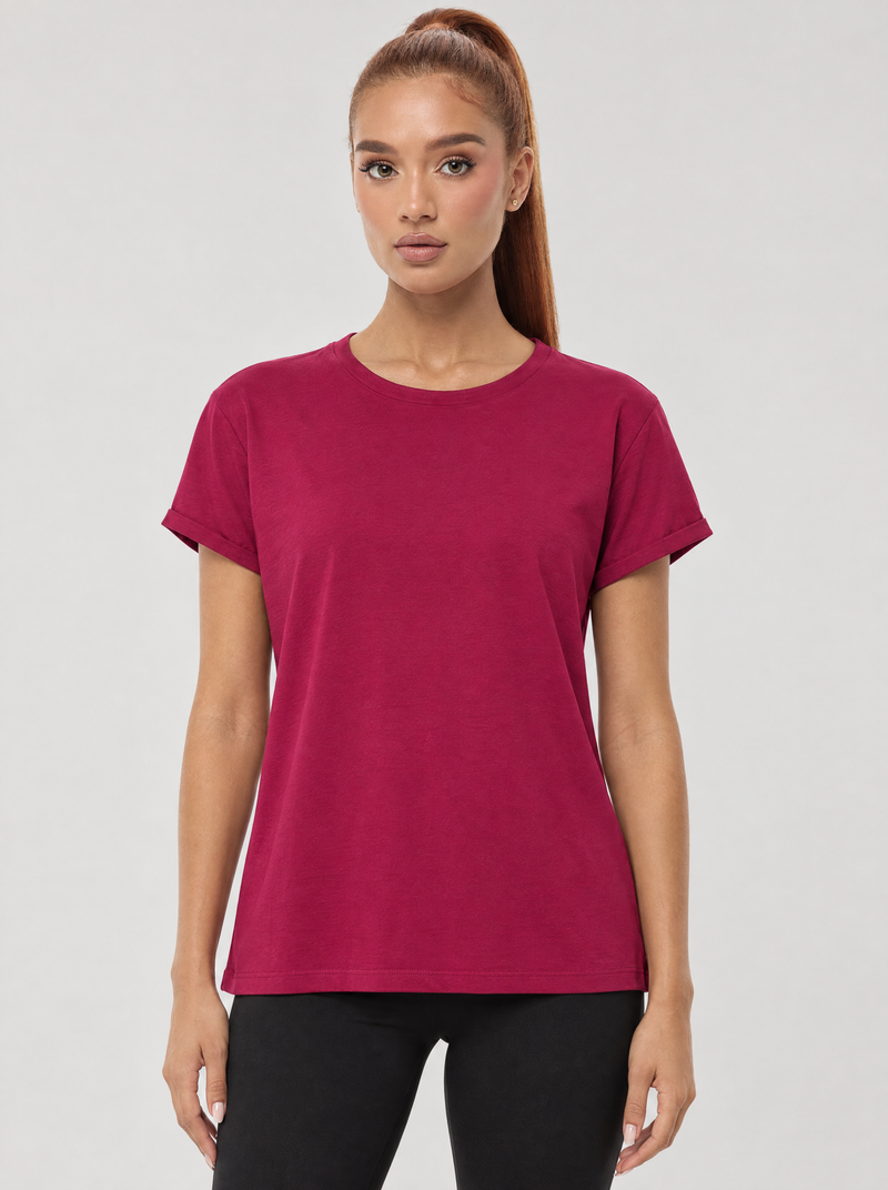 Camiseta DryFit Basica Rosa Pink