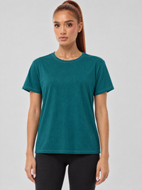 Camiseta DryFit Basica Verde imagem 1