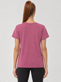 Camiseta DryFit Basica Rosa Claro imagem 2