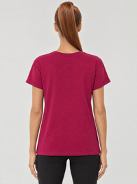 Camiseta DryFit Basica Rosa Pink imagem 2