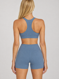 Top Nadador Sky Blue Com Bojo Removível imagem 2
